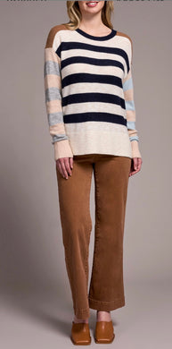 Boatneck  sweater, caramel