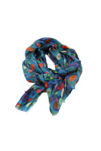Poppy Dreams Floral Print Scarf Wrap : Natural
