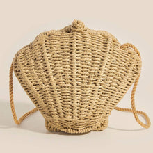 Straw Braided Seashell Bag: KA