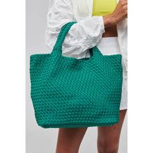 Sky's The Limit Medium Woven Neoprene Tote: Butter