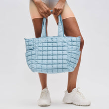 Dreamer - Quilted Puffer Nylon Tote: OIive