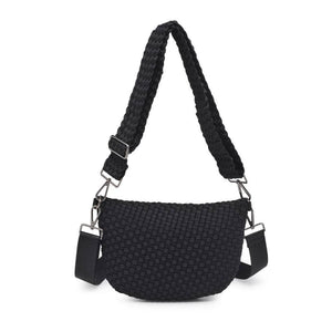 Ethereal - Woven Neoprene Crossbody: Grey