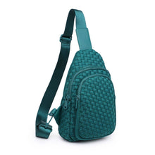 Beyond The Horizon - Woven Neoprene Sling Backpack: Cream