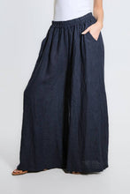 Angelena Linen Wide Leg Pant (PL187): 040 Medium Gray