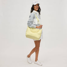 Sky's The Limit Medium Woven Neoprene Tote: Butter