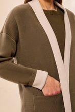 Two tone Open Cardi