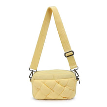 Inspiration - Braided Woven Nylon Crossbody: Cream