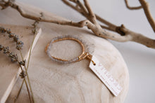 Gemstone Wrap Bracelet with Faceted Gold Beads : Amazonite