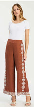 Gianna Embroidered Linen Pant