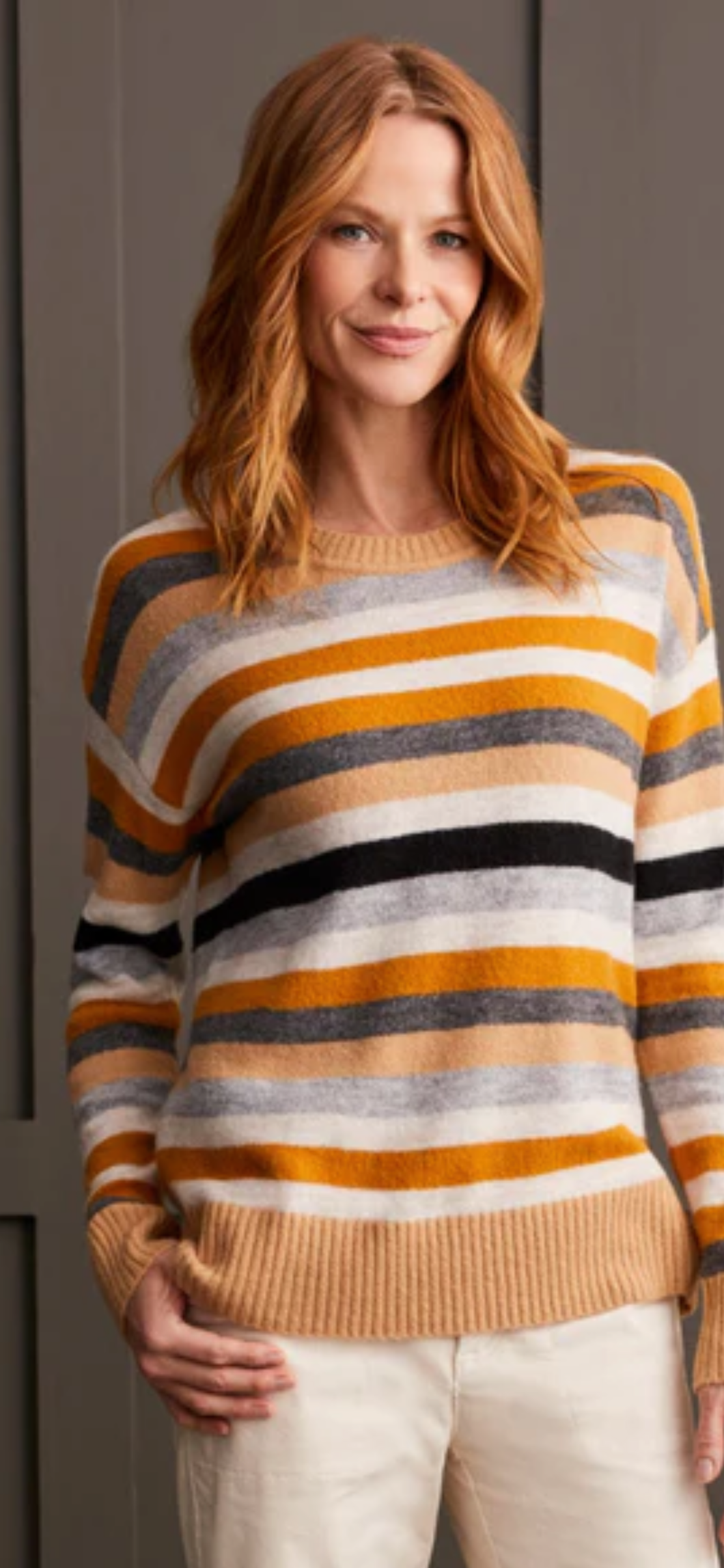 Super Soft Striped Crew