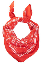 Light Paisley Design Square Bandana Scarf: RD