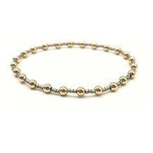Coastal Pewter Newport Gold filled Waterproof Bracelet: 7"