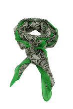 Cleo Snake Print Scarf Wrap : Brown