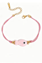 Fish Charm Bracelet: WHITE / One Size