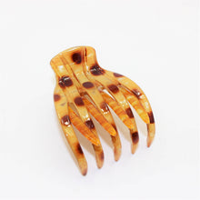 Large French Yoga Clips: Praline