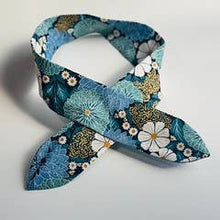 Dahlias & Zinnias - Navy  (W/S '25) : 2" classic headband