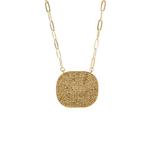 Pave statement necklace: Gold-Hema