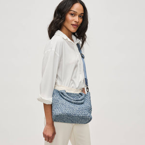 Sky's The Limit - Small Denim Crossbody: Denim
