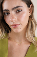 Sun Ray - Mother of Pearl - Gold Earrings