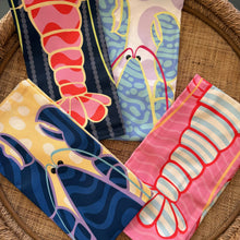 Lobstah Towels Miss Navy