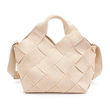 Resilience - Woven Straw Tote: Cream