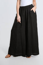 Angelena Linen Wide Leg Pant (PL187): 040 Medium Gray