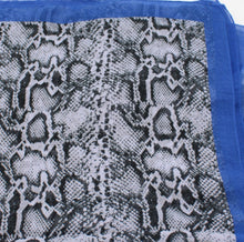 Cleo Snake Print Scarf Wrap : Brown