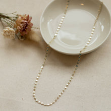 Row Of Hearts Necklace: Gold