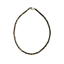 The Sullivan Heishi Gemstone Necklace: Orange Jasper