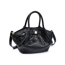 Selena - Embossed Woven Crossbody: Burgundy