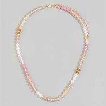 Mixed Glass Beaded Strand Necklace: GDIV