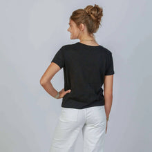Celia Perfect Length Tee in Black