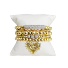 Lexi Crystal Bar Bracelet: Gold/Silver