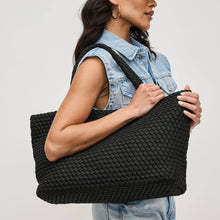 Sky's The Limit - Large Laced Up Eco-Edition Tote: Navy