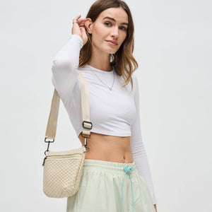 Ethereal - Woven Neoprene Crossbody: Grey