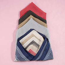 Square Polka Dot Pattern Scarf: RD