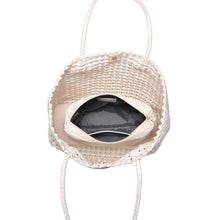 Reflection - Hand Woven Knot Tote: Denim