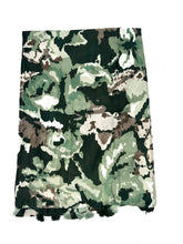 HH-222 Printed scarf with tassel: Beige