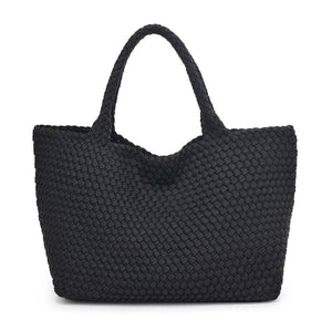 Sky's The Limit - Large Laced Up Eco-Edition Tote: Navy