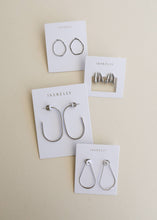 Silver Large Open Hoop