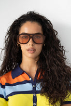 Voyager Acetate Oversized Aviator Sunglasses : Chocolate