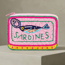 Beaded Sardines Tin Novelty Coin Pouch: PK
