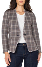 Fitted Fray Blazer