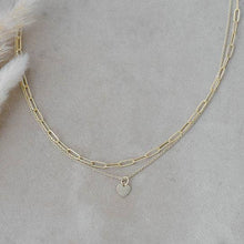 Paper Clip Heart Necklace: Silver