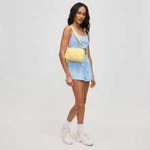 Inspiration - Braided Woven Nylon Crossbody: Cream
