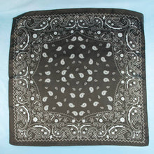 Bandana Paisley Print Satin Square Scarf: RD