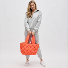 Intuition East West Woven Nylon Tote: Olive