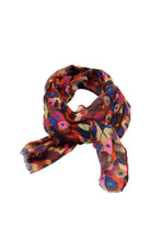 Poppy Dreams Floral Print Scarf Wrap : Natural