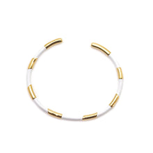 Swirl Bangles: White