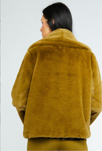 Faux Fur Car Coat